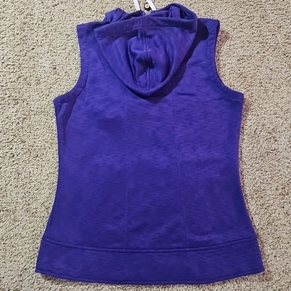 Sims Snowboarding Vest Large Purple Hooded Fleece Ski - Picture 10 of 10